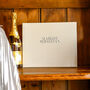 Contemporary Large Wedding Guest Book, Personalised With Two Names, thumbnail 2 of 9