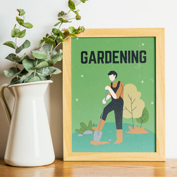 Personalised Gardening Gift Print, 4 of 4