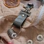 Personalised Leather Travel Keyring And Tokens, thumbnail 8 of 11