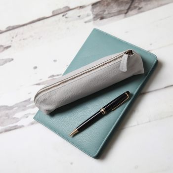 Personalised Leather Pencil Case, 5 of 12
