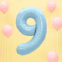 Blue Any Age Foil Number Birthday Balloon, thumbnail 6 of 10