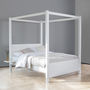 Wooden Four Poster Bed Frame Summer, thumbnail 1 of 7