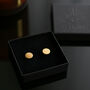 Sun And Moon Stud Earrings Gold Vermeil, Gift For Her, thumbnail 8 of 11