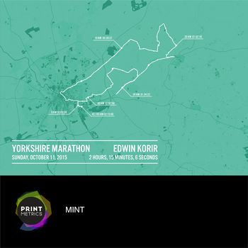 Personalised Yorkshire Marathon, 9 of 12