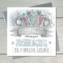 Happy Silver Wedding Anniversary Personalised Card, thumbnail 2 of 3