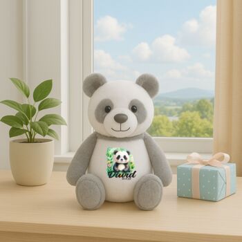 Personalised Initial Large Panda Teddy, 7 of 8