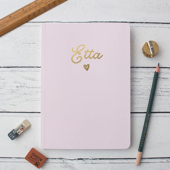 Personalised Name Foil Notebook, 4 of 11