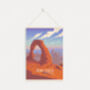 Arches National Park USA Travel Poster Art Print, thumbnail 6 of 8