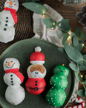 Christmas Iced Bun Baking Kit, 4 of 6
