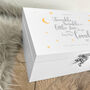 Personalised Twinkle Twinkle Baby White Memory Box Three Sizes, thumbnail 5 of 9