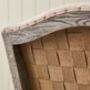 Gustavian Powder Pink Linen Armchair, thumbnail 6 of 7