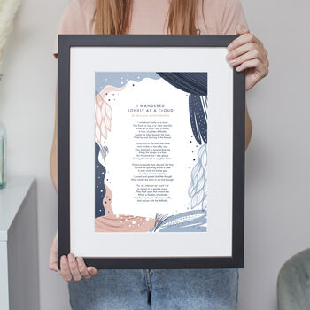 Modern Abstract Personalised Poem Print, 5 of 7
