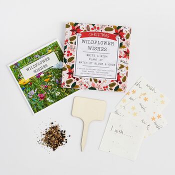 Christmas Wildflower Wishes Plantable Seed Gift Set, 3 of 7