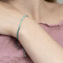 Sterling Silver Gemstone Friendship Bracelet, thumbnail 1 of 11