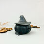 Decorative Black Witch House Bowl Halloween Decoration, thumbnail 2 of 10