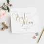 To My Best Man Wedding Card | Gold Effect, thumbnail 1 of 2