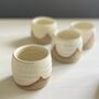 Espresso Cups In Natural Toasty Glaze Patterns, thumbnail 11 of 12