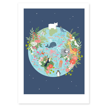 Our Planet A4 Print, 2 of 4