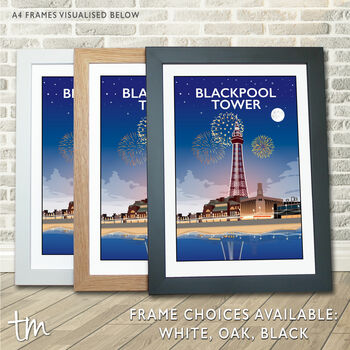 Blackpool Tower Illuminations, Lancashire Print, 2 of 5