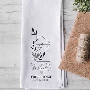 Personalised New Home Tea Towel, 3 of 8