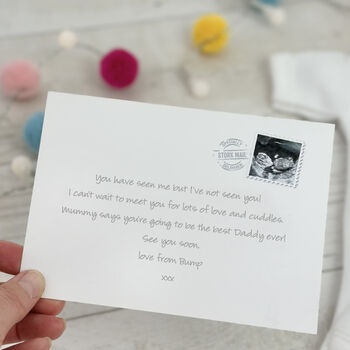 Gift For New Dad, Message From The Bump, Gift, 6 of 11