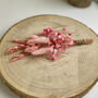 Personalised Pink Dried Flowers Mother's Day Posy, thumbnail 3 of 5