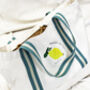 Squeeze The Day Personalised Organic Boat Bag, thumbnail 3 of 4