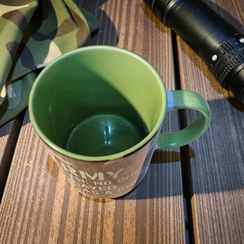 Army Mug – “Because No One Played Navy As A Kid”, 2 of 7