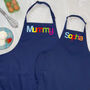 Personalised Mummy And Me Multicoloured Aprons, thumbnail 2 of 2
