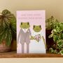 Wedding Card: Happily Ever After Frog Card, thumbnail 4 of 5