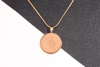 2008 18th Birthday One Penny Coin Pendant Gift, 2 of 5