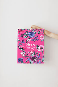 Personalised Colourful Inky Floral Print, 2 of 3
