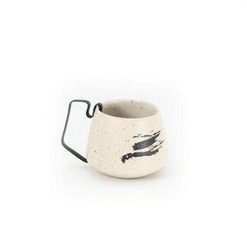Hic Ceramics Small Handmade Stoneware Cup, 3 of 8