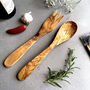 Parisian Style Olive Wood Salad Servers, thumbnail 1 of 5