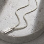 Personalised Men's Luxury Silver Tag Necklace, thumbnail 3 of 8