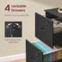 File Cabinet Printer Stand Filing Cabinet, thumbnail 5 of 9