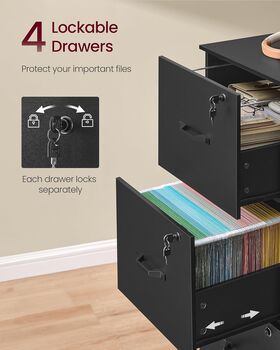 File Cabinet Printer Stand Filing Cabinet, 5 of 9