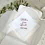 Personalised Mother Of The Bride Handkerchief, thumbnail 3 of 6