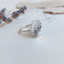 Sterling Silver Small Rose Flower Ring, thumbnail 6 of 6