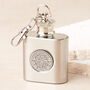 90th Birthday 1935 Sixpence Mini Hipflask Keyring, thumbnail 2 of 6