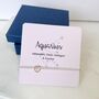 Aquarius Starsign Bracelet Gift Silver Plated Joma, thumbnail 2 of 2
