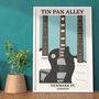 Tin Pan Alley Print | London Guitar Music Poster, thumbnail 1 of 8
