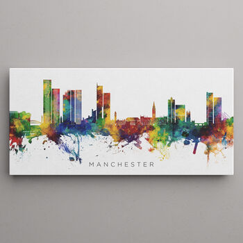 Manchester Cityscape Skyline Print, 6 of 12