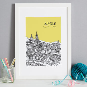 Personalised Seville Print, 5 of 10