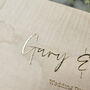 Personalised Wedding Memories Wooden Box, thumbnail 4 of 12