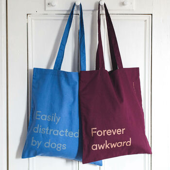 Forever Awkward Funny Daughter Birthday Gift Tote Bag, 5 of 5