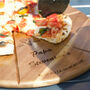 Personalised 'Est.' Pizza Serving Board And Cutter Set, thumbnail 4 of 9