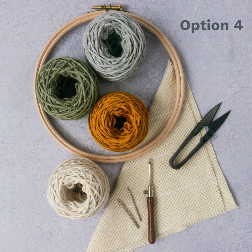 Beginners Diy Punch Needle Kit By Whole Punching