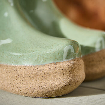 Personalised Green Welly Planters Gift Set, 4 of 8