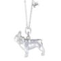 Personalised French Bulldog Sterling Silver Necklace, thumbnail 2 of 7